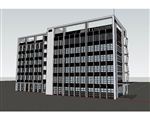 办公楼建筑草图大师SU模型