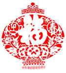 灯笼剪纸