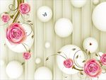3D玫瑰花