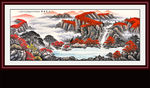 巨幅山水画
