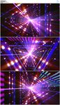 动感三角形隧道旋转节奏光线vj