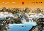聚宝盆山水