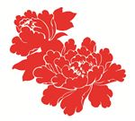 矢量牡丹