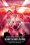 时尚未来都市潮流音乐狂欢海报