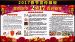 2017鸡年庆元旦迎新年宣传栏
