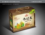 木纹香妃梨水果箱