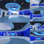 企业展厅设计效果图