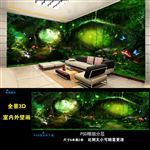 3D全景壁画 壁纸