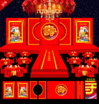 贺寿 寿宴舞台