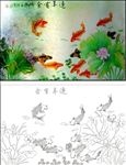 连年有余 荷花鱼