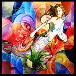 美人鱼装饰插画