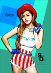 少女插画分层图