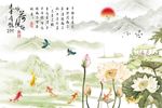 山水画背景墙