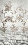 玄关花鸟图背景墙