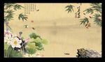 国画荷花