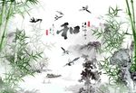 中式背景墙