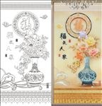 牡丹 花瓶
