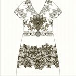 女装数码印花仿手工绣花效果