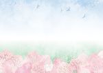 卡通花底纹