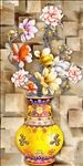 中式玉兰花瓶玄关