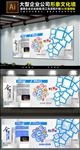 企业文化墙展板照片墙模板