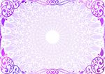 紫花儿 防伪证书纹