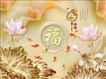 家和富贵玉雕背景墙
