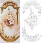 欧式花纹