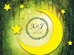 SX3森系田园黄蓝月亮星星矢量