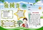 植树节活动手抄报