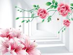 3D空间梦幻花
