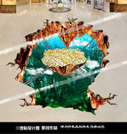 3D地贴画