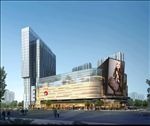 商业购物中心广场建筑效果图