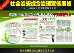 综合治理宣传展板