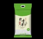 大米包装袋平面图
