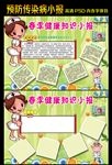预防春季传染病小报手抄报模板