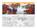 聚宝盆山水画