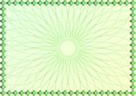 小草绿 环保证书纹