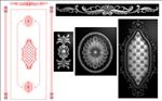 欧式木门洋花门芯花精雕图浮雕图