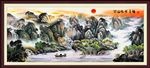 国画山水画