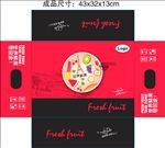 世界鲜果水果箱包装展开图