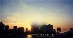 城市黄昏