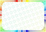 七彩星光 防伪证书纹