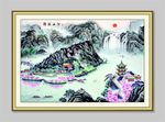 锦锈山河 山水画