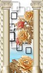 3d浮雕玄关