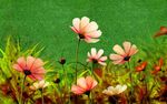 花花世界草地背景墙