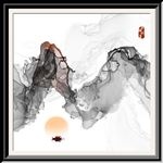 抽象水墨画