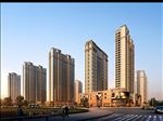 黄昏住宅图 商业街 建筑效果图