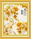 九鱼图装饰画
