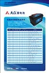 蓄电池车型对照表